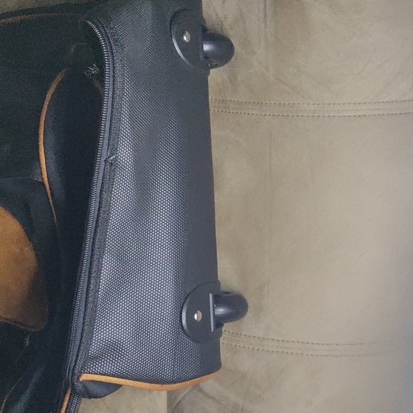 🆕 Men's black and brown rolling carry-on bag - Picture 6 of 6